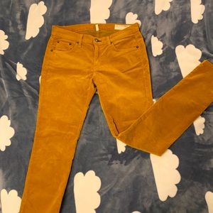 Rag & bone velvet jeans